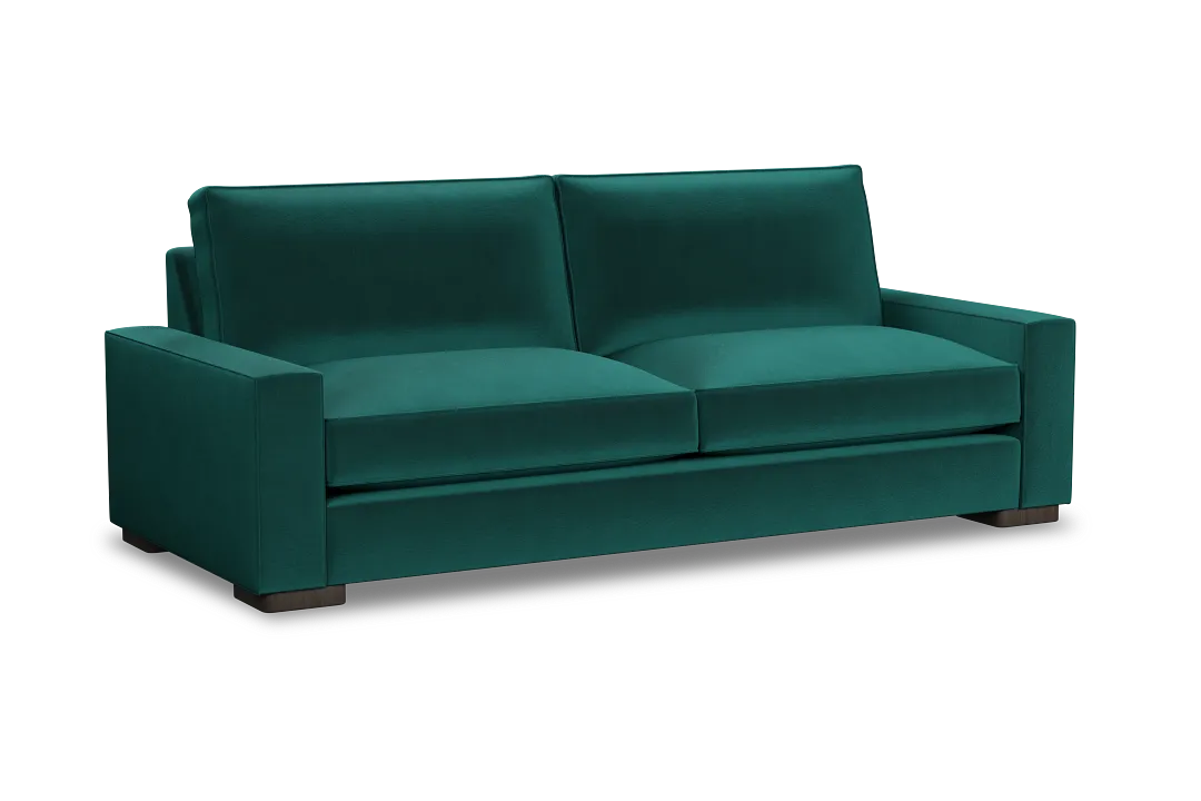 Edgewater Joya Green 96" Sofa W/ 2 Cushions