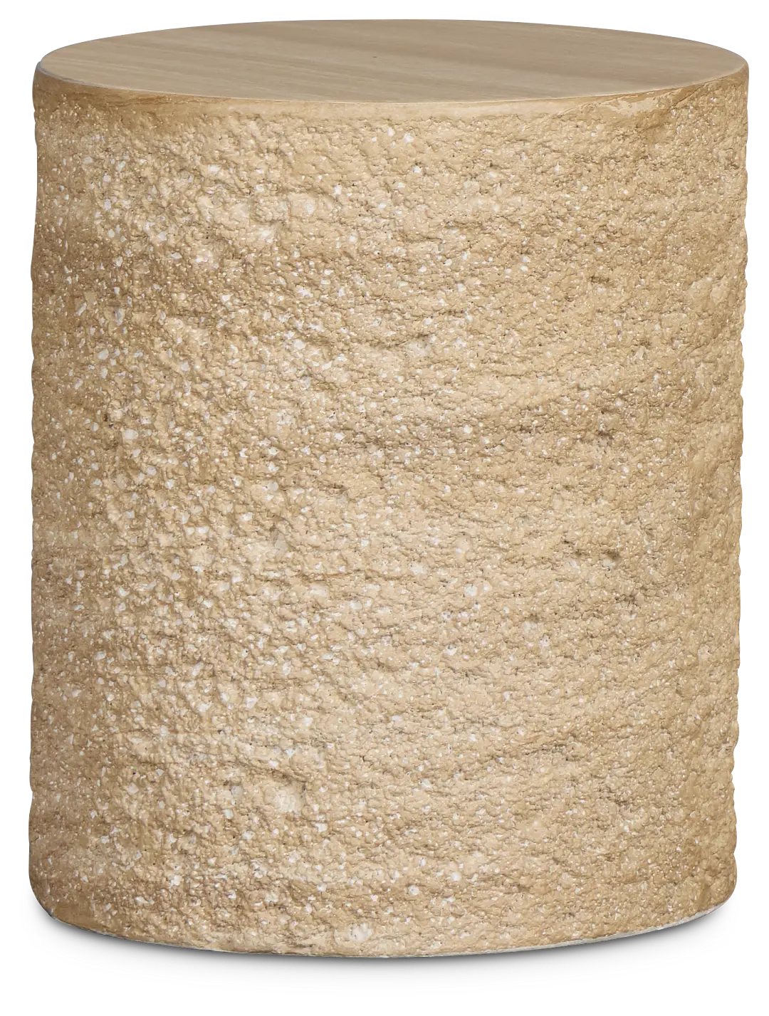 Vina Beige Round End Table Vina Beige Round End Table