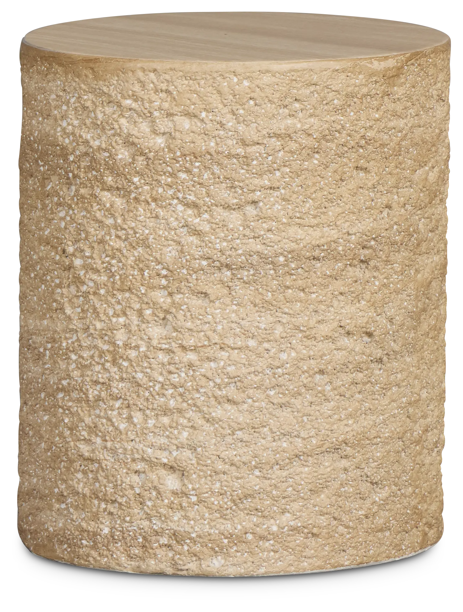 Vina Beige Round End Table Vina Beige Round End Table