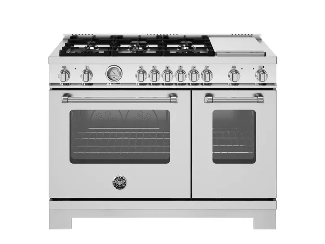 Bertazzoni 486 Series Stainless Steel 48" Dual Fuel Range