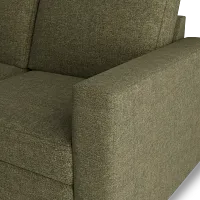 Citymod Green Fabric Small Two-arm Sectional