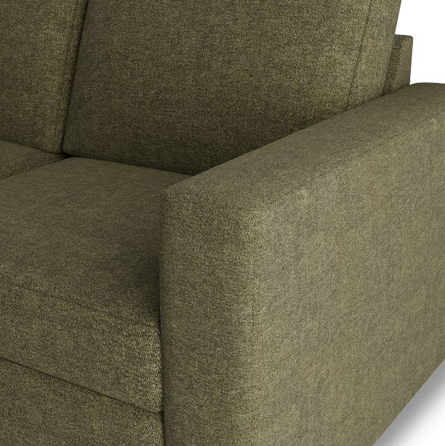 Citymod Green Fabric Small Two-arm Sectional