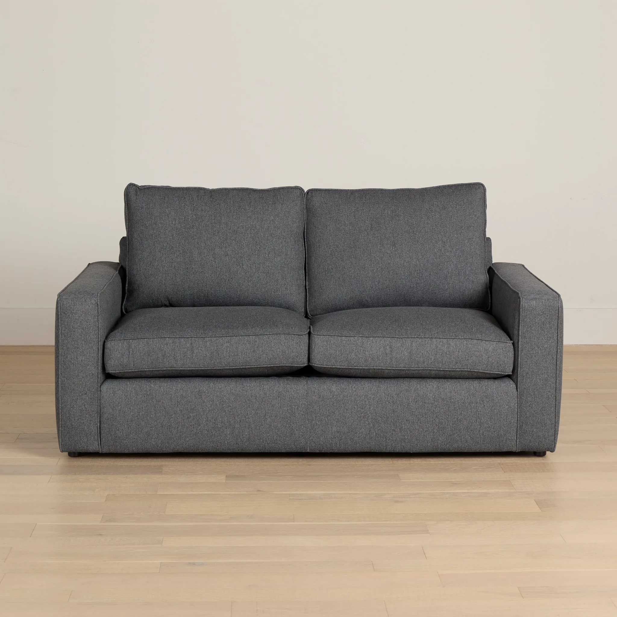 Siesta Delray Dark Gray Fabric Loveseat