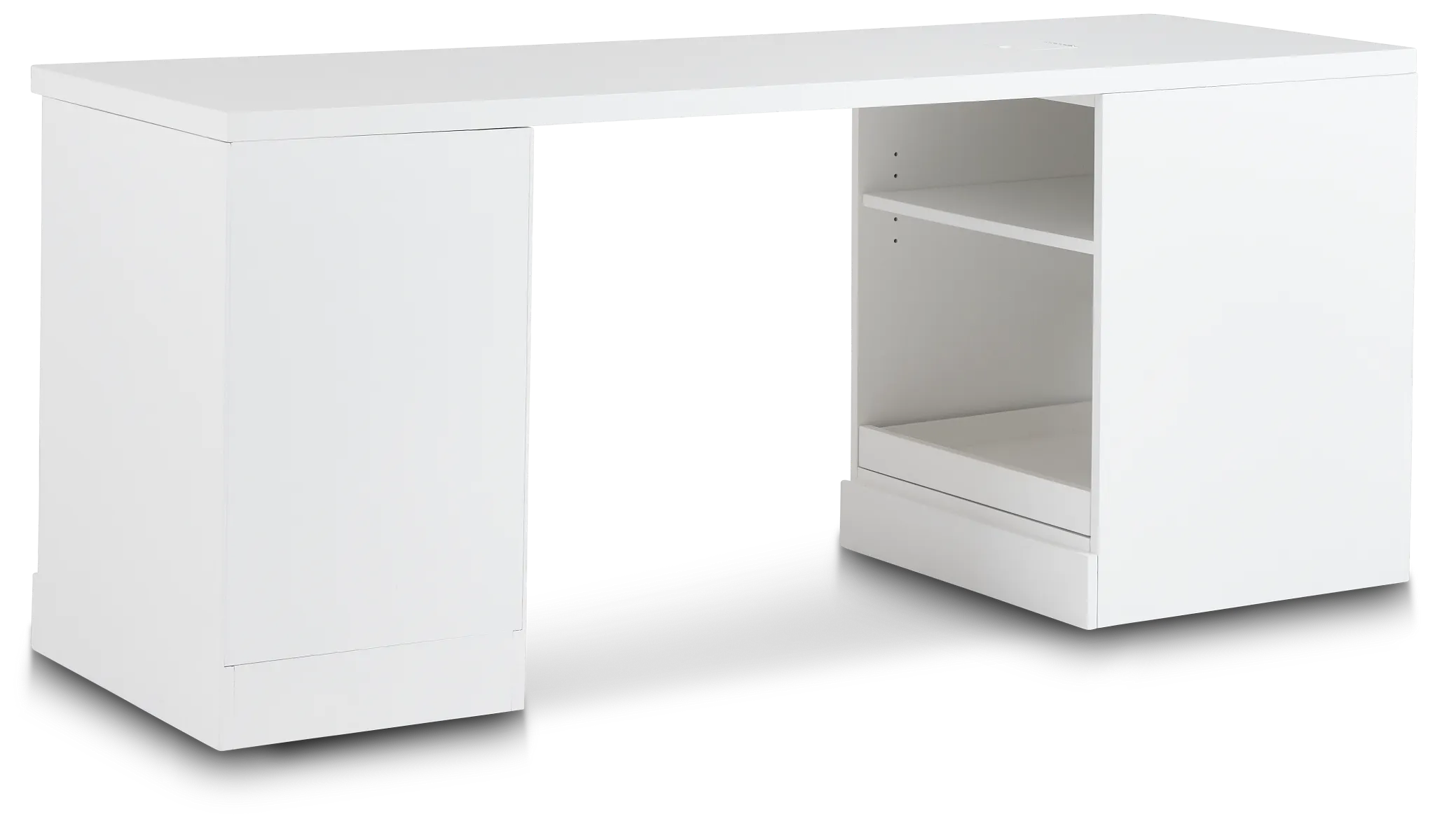 Newport White Peninsula Desk