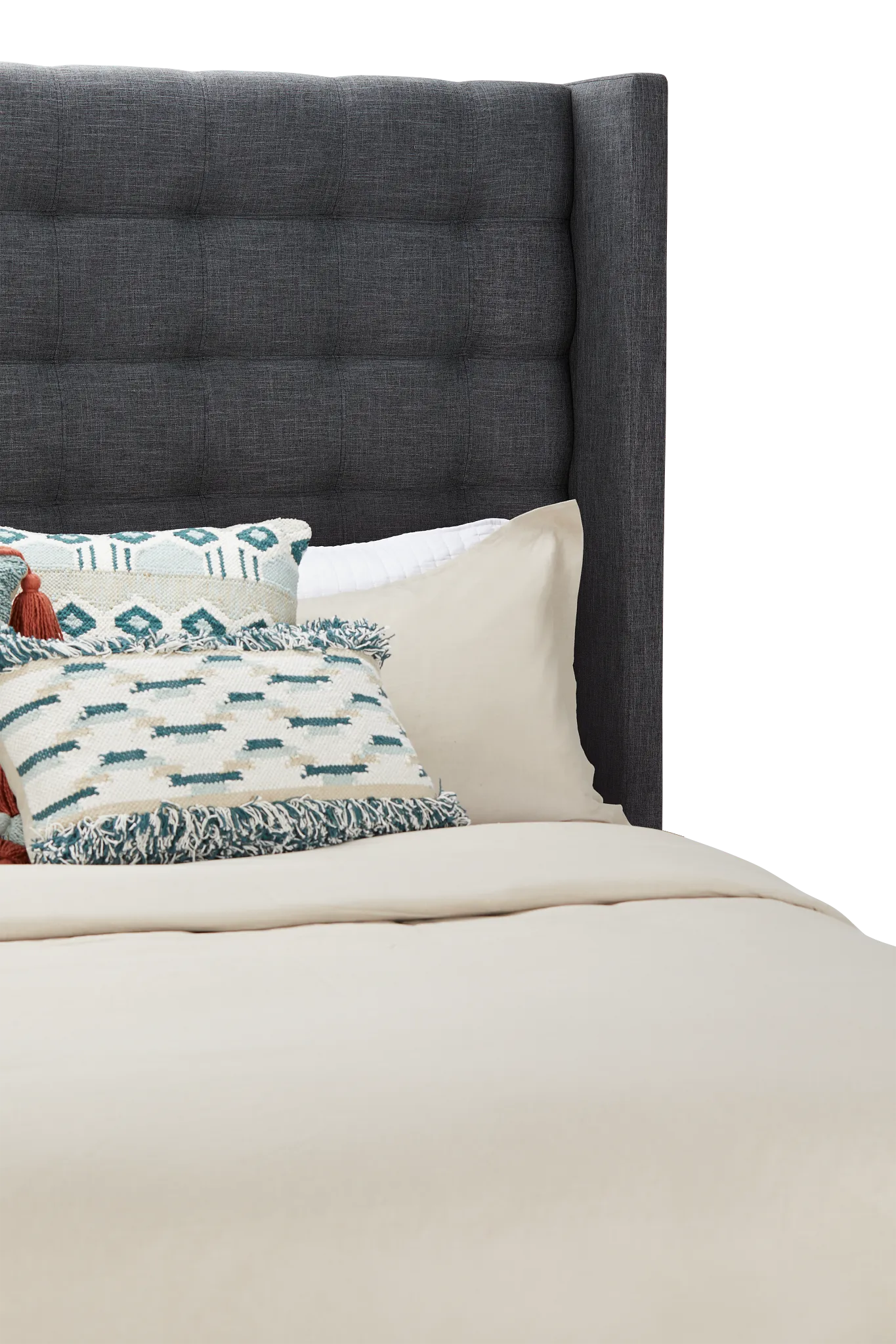 Chatham Dark Gray High Platform Bed