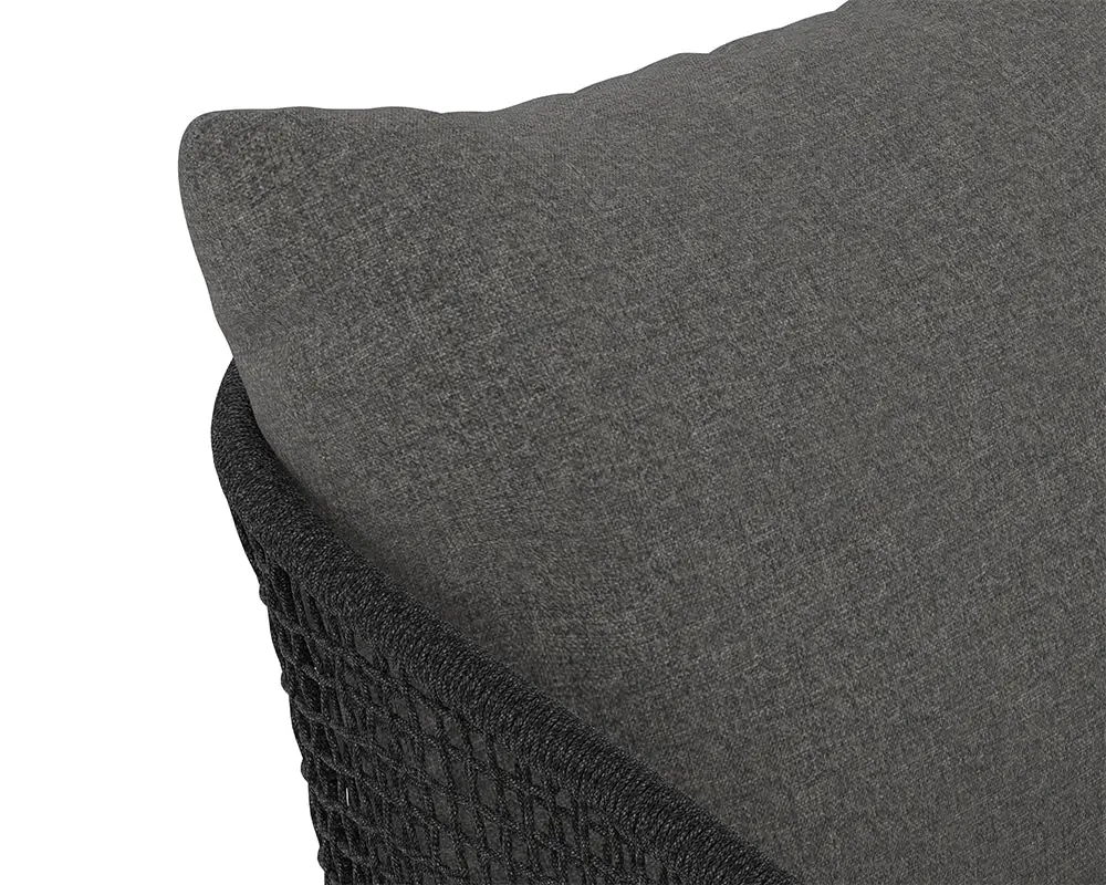 Ukiah Black Dk Gray Cushioned Arm Chair Ukiah Black Dk Gray Cushioned Arm Chair
