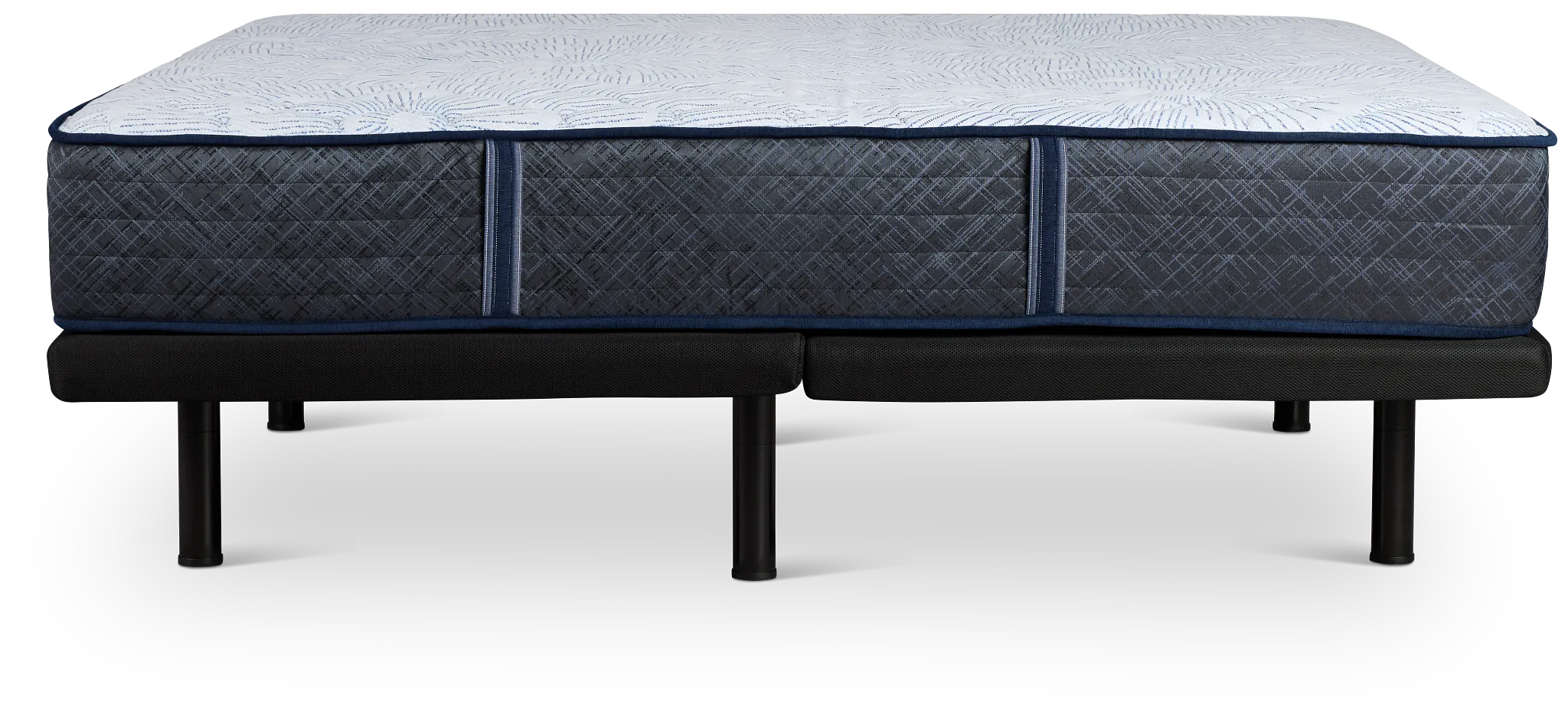 Serta Perfect Sleeper Blue Lagoon Nights Firm Deluxe Adjustable Mattress Set