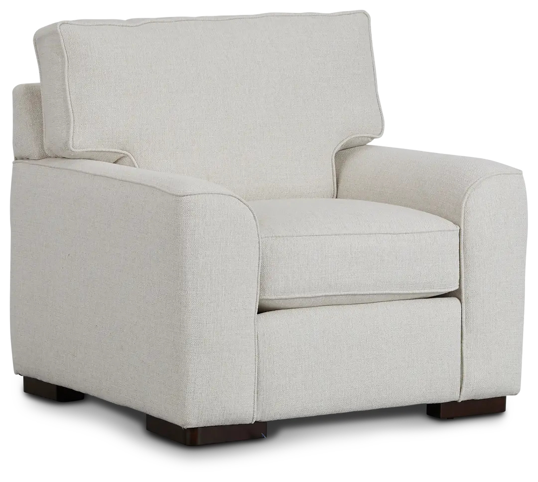 Austin White Fabric Chair Austin White Fabric Chair