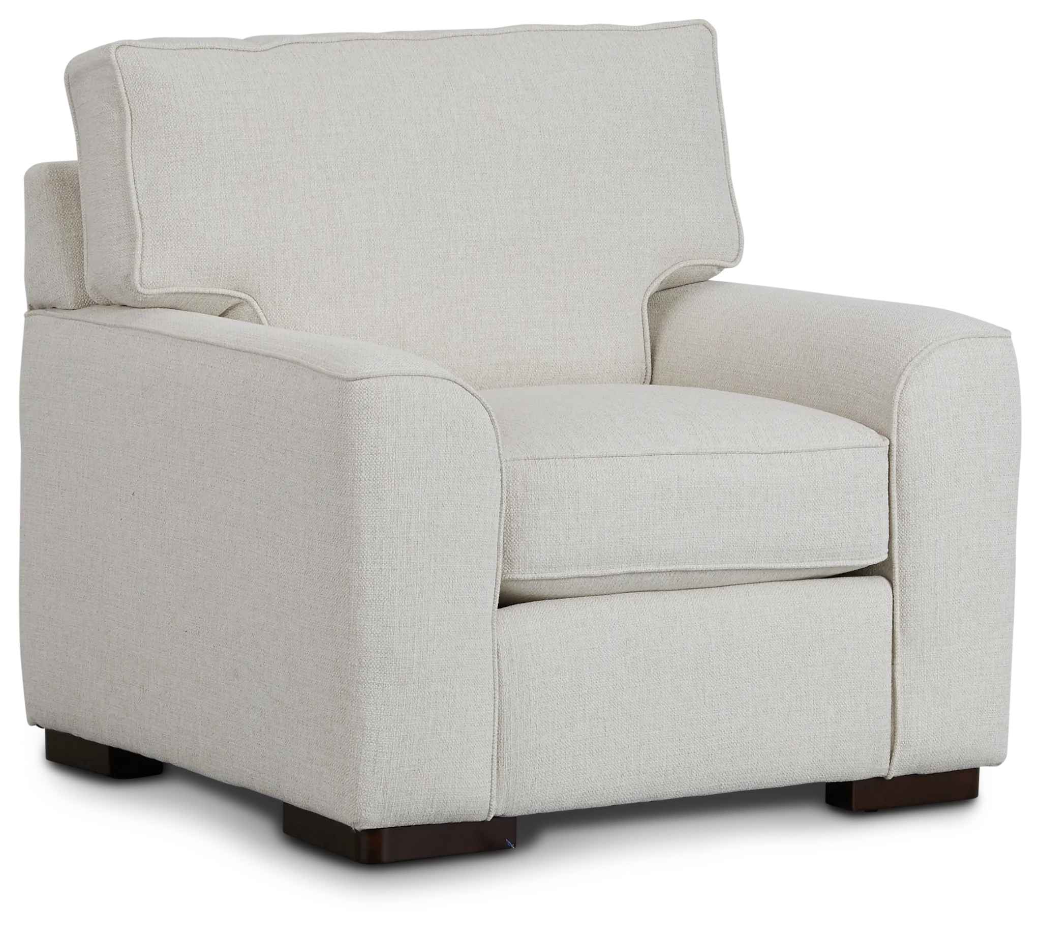 Austin White Fabric Chair