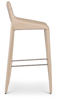 Wayne Light Beige 30" Upholstered Barstool