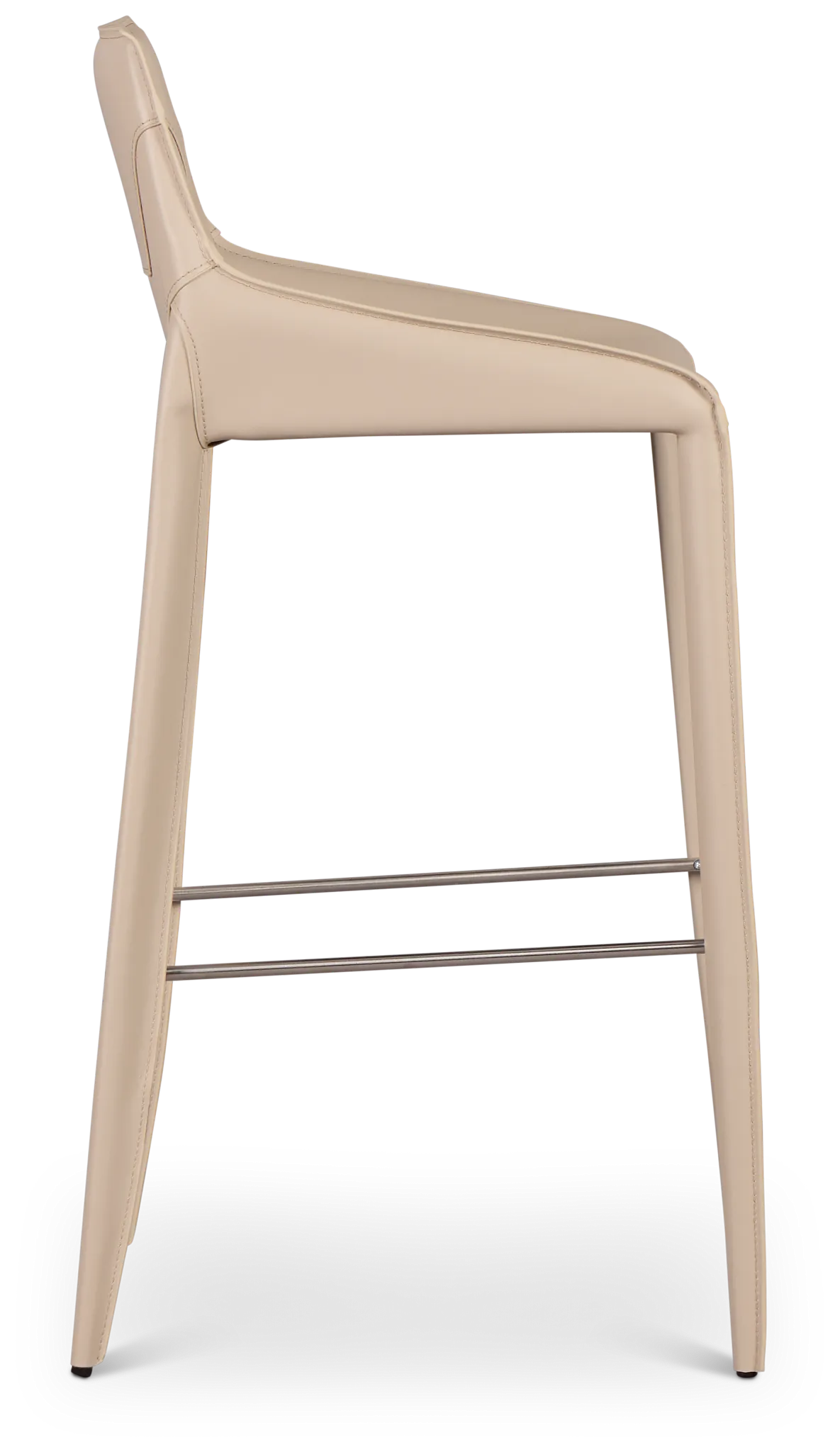 Wayne Light Beige 30" Upholstered Barstool