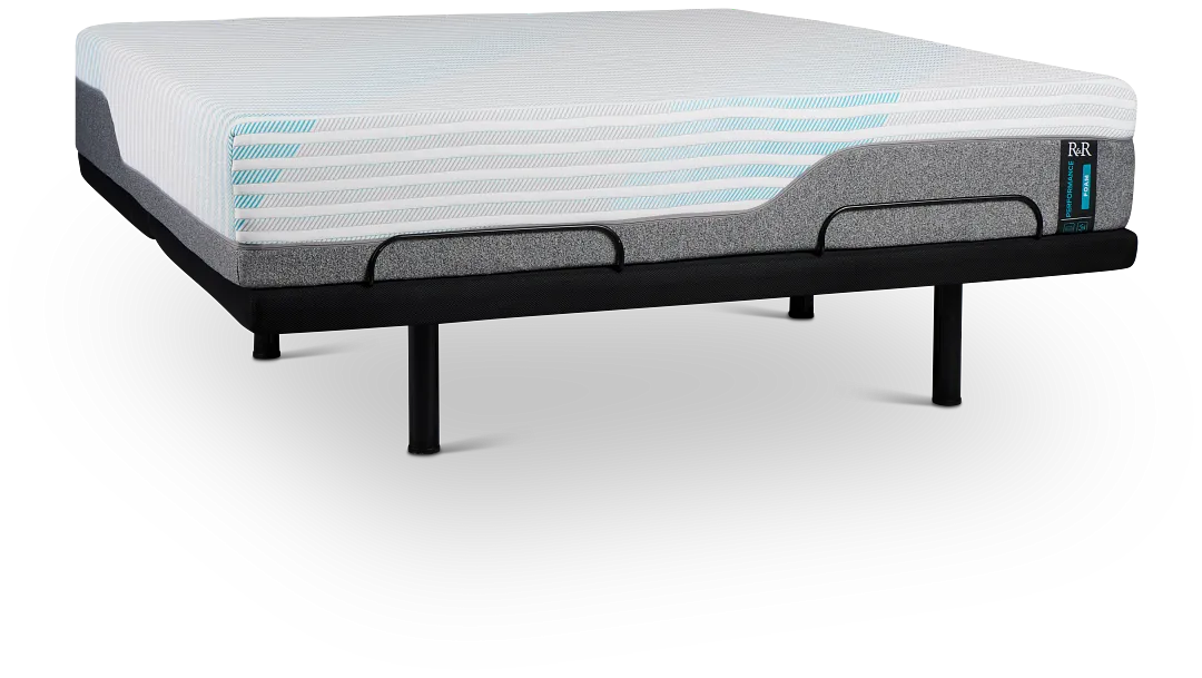 Rest & Renew Performance Firm Deluxe Adjustable Mattress Set