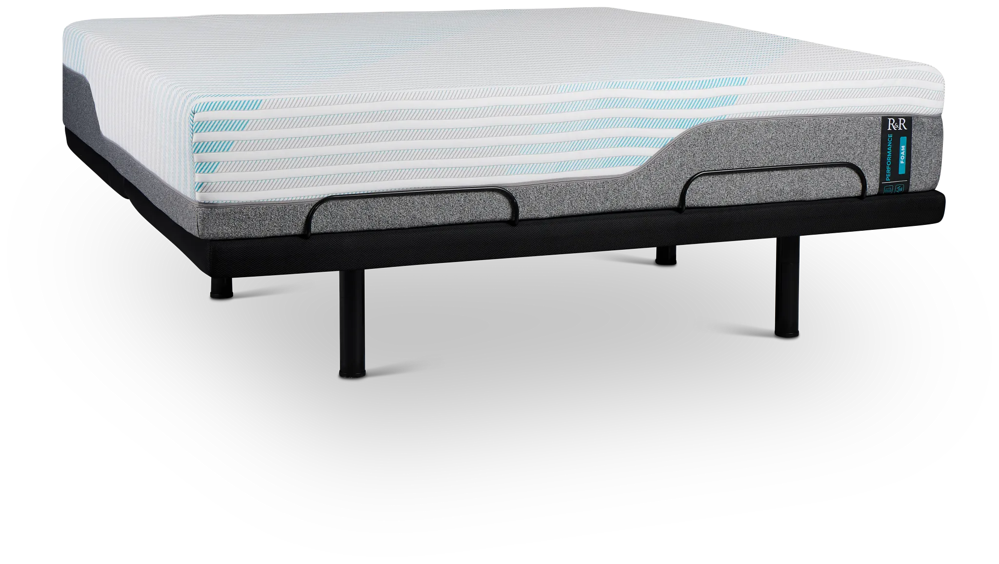 Rest & Renew Performance Firm Deluxe Adjustable Mattress Set