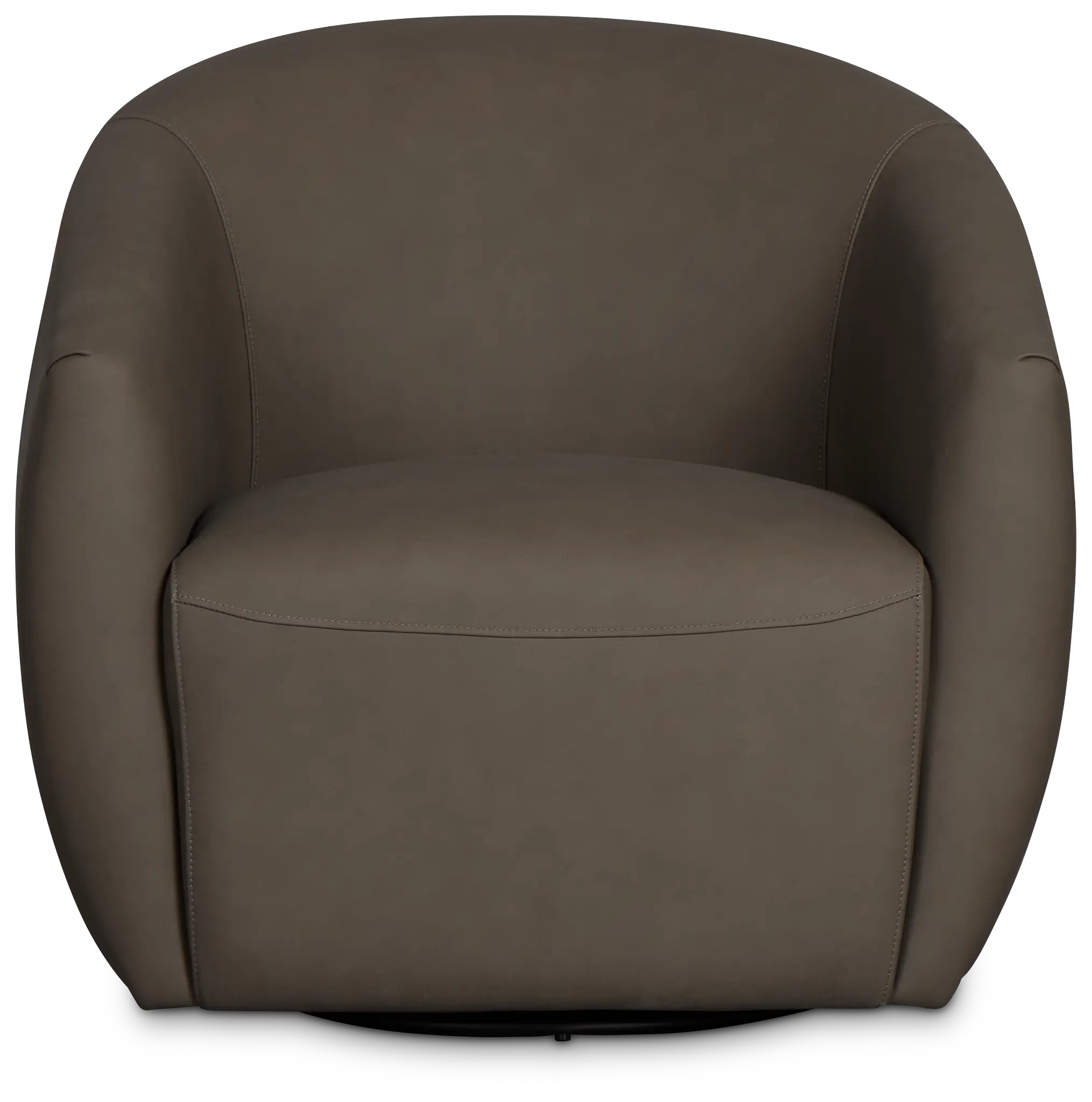 Kellan Dark Gray Leather Swivel Chair Kellan Dark Gray Leather Swivel Chair