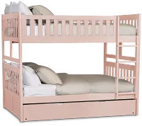 Charleston Pink Trundle Bunk Bed