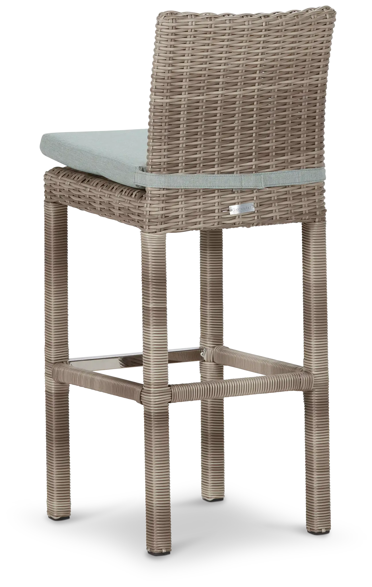 Raleigh Teal Woven 30" Barstool Raleigh Teal Woven 30" Barstool