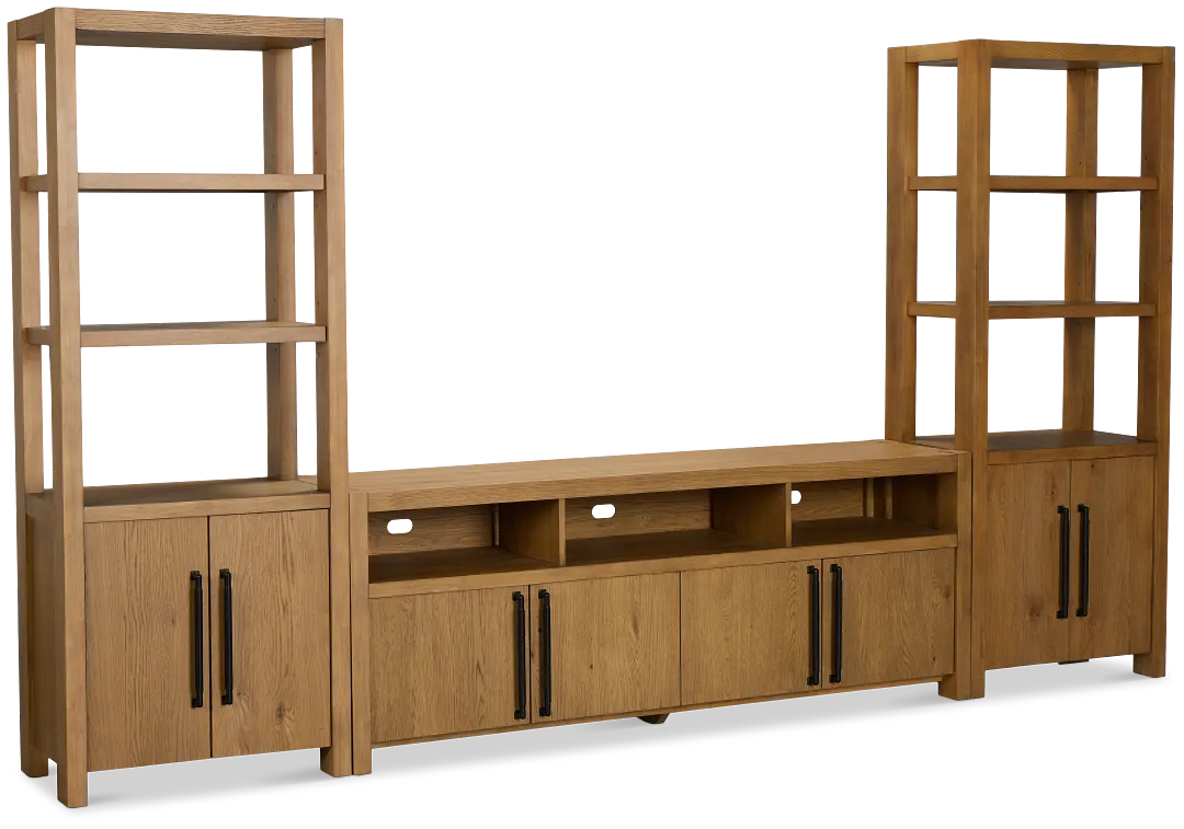 Tahoe 74" Light Tone Entertainment Wall