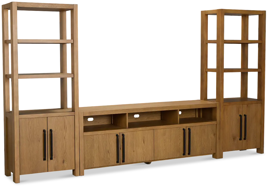 Tahoe 74" Light Tone Entertainment Wall Tahoe 74" Light Tone Entertainment Wall