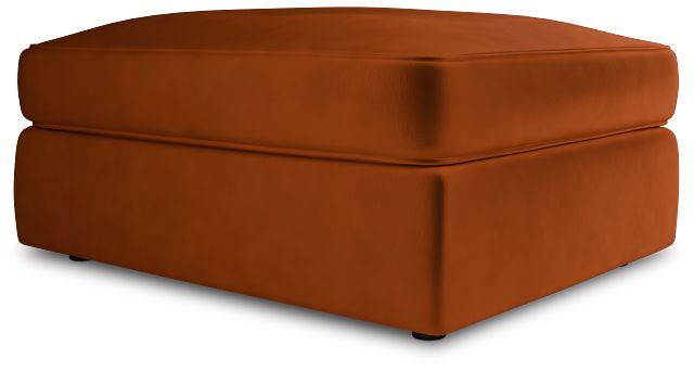Siesta Joya Orange Fabric Ottoman