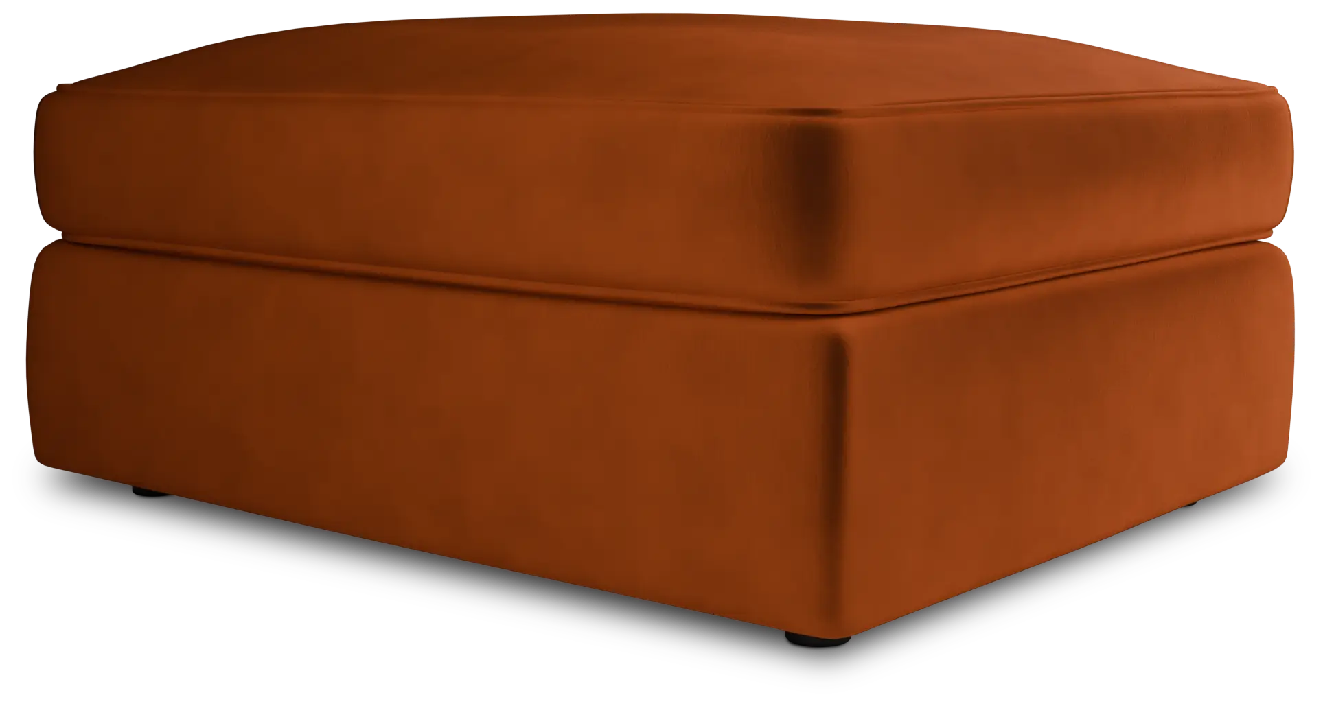 Siesta Joya Orange Fabric Ottoman Siesta Joya Orange Fabric Ottoman
