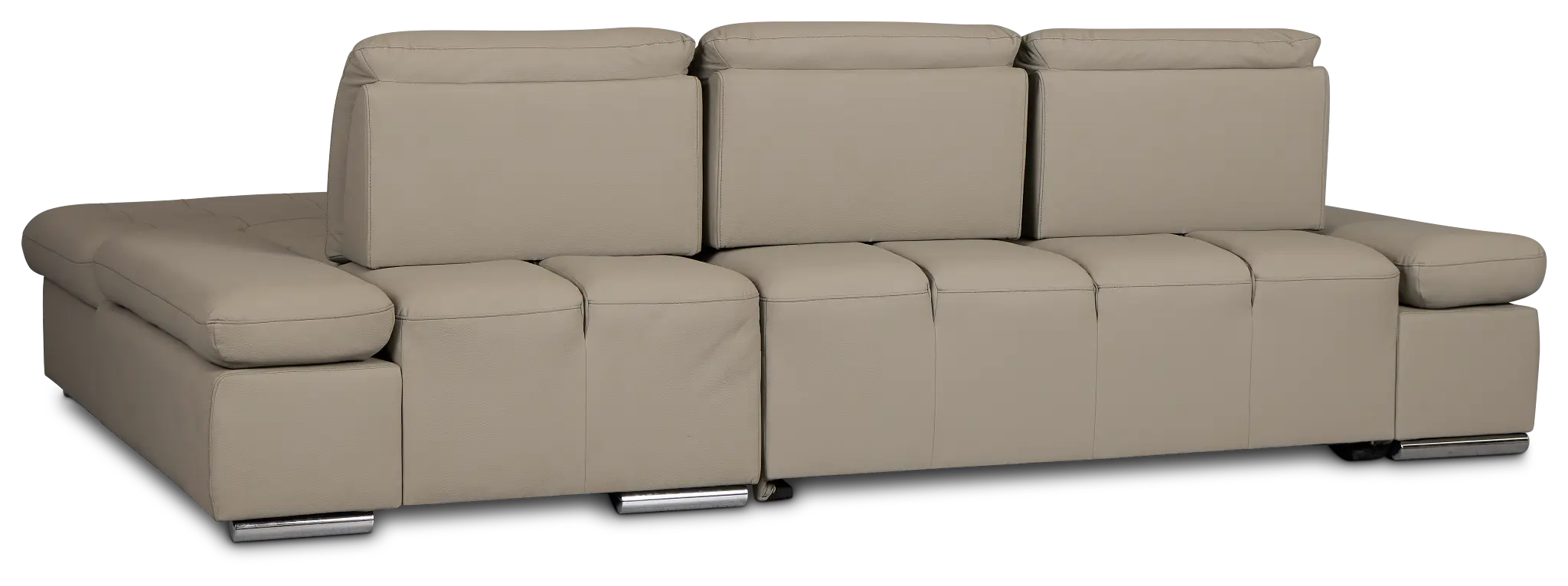 Eden Gray Micro Right Chaise Sleeper Sectional Eden Gray Micro Right Chaise Sleeper Sectional