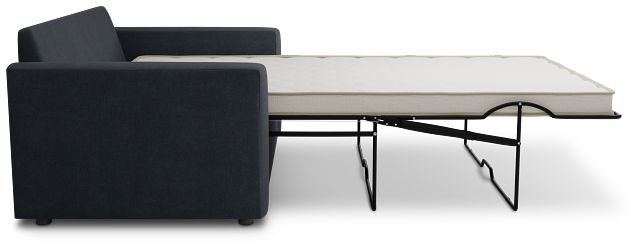 Siesta Victory Dark Blue Fabric Innerspring Sleeper