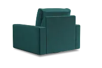 Edgewater Joya Teal Swivel Chair