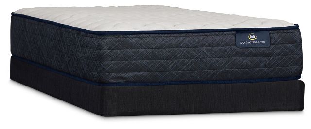 Serta Perfect Sleeper Adorning Night Firm Low-profile Mattress Set