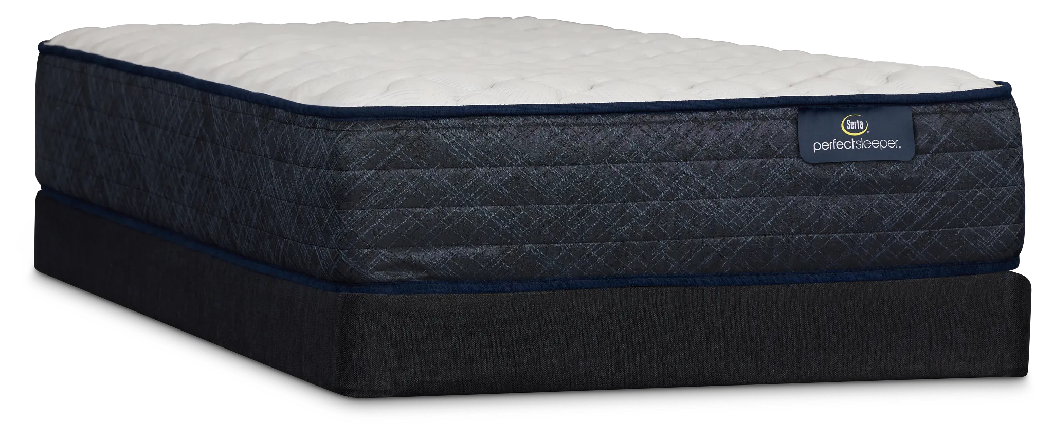 Serta Perfect Sleeper Adorning Night Firm Low-profile Mattress Set