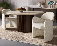 Tilly Two-tone Round Table