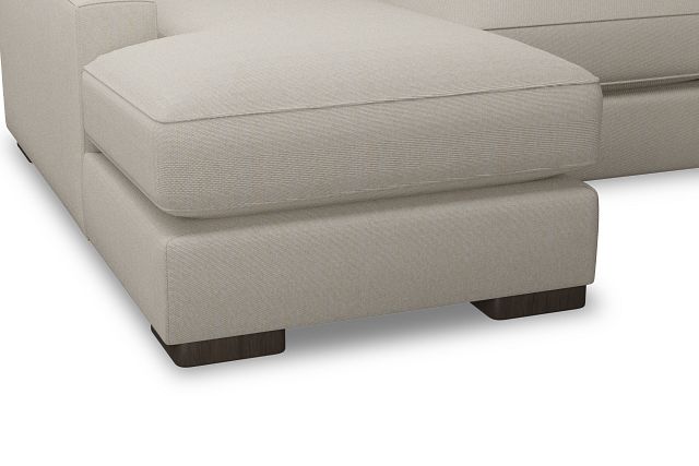 Edgewater Peyton Beige Large Left Chaise Sectional
