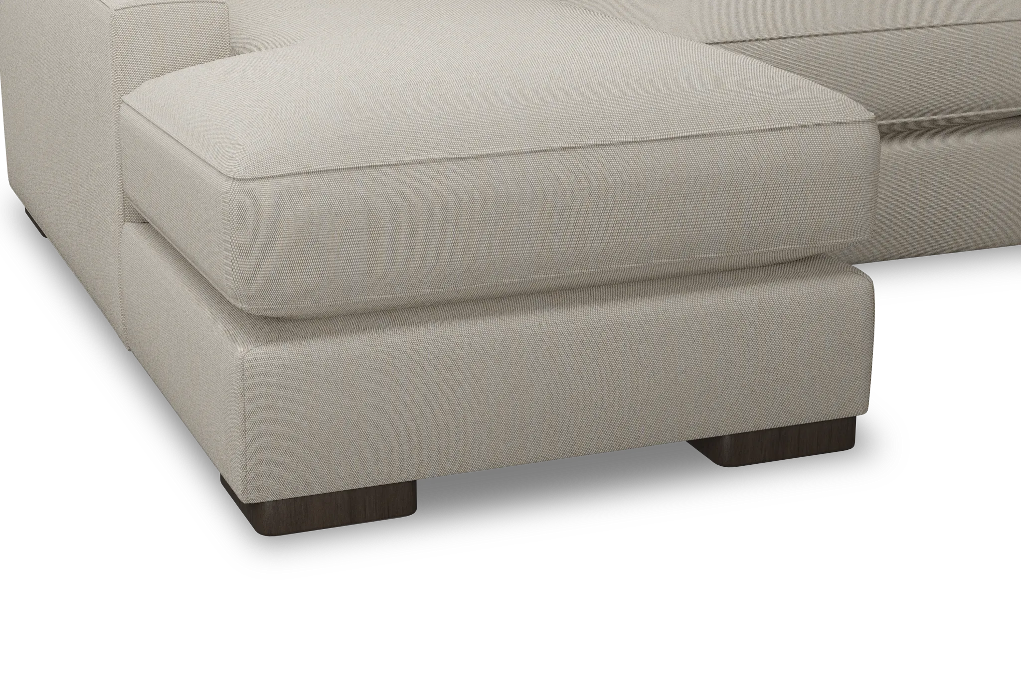 Edgewater Peyton Beige Large Left Chaise Sectional