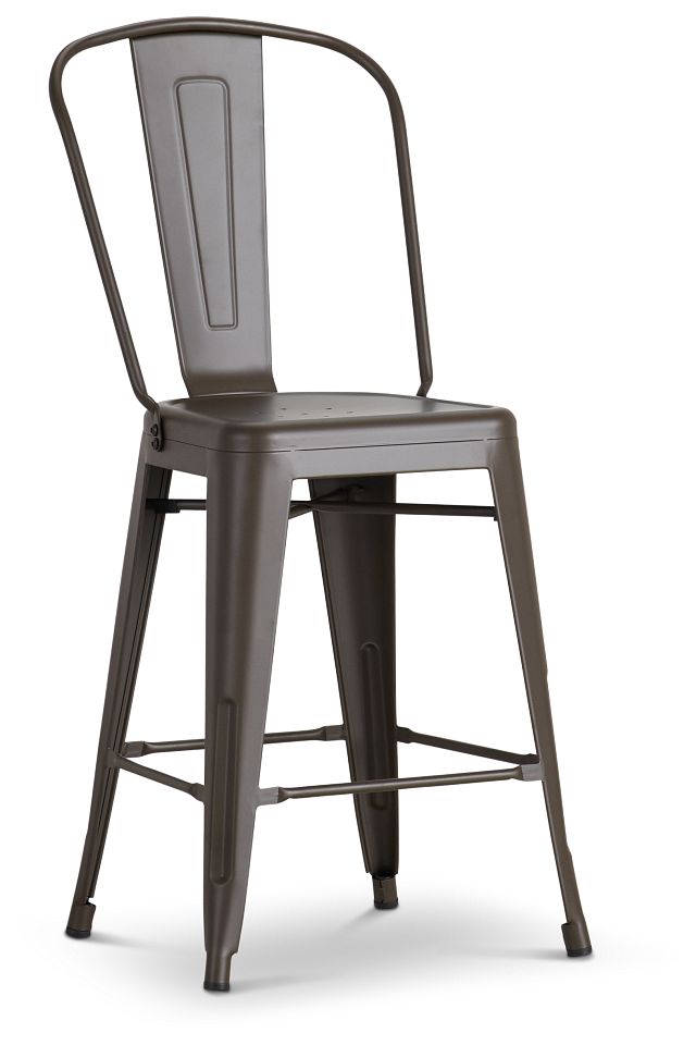 Harlow Dark Tone Metal 24" Barstool