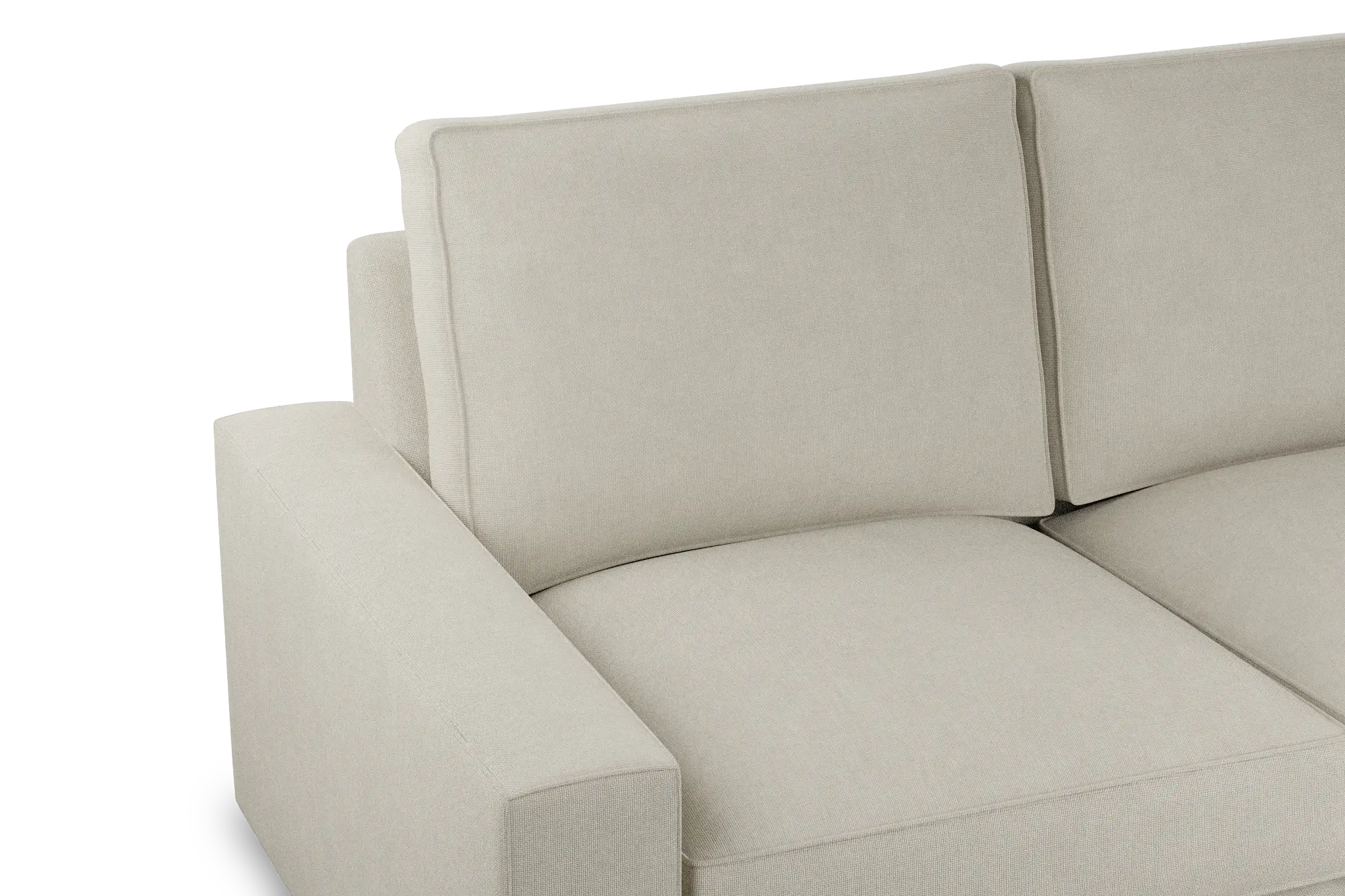 Edgewater Suave Beige Large Two-arm Sectional Edgewater Suave Beige Large Two-arm Sectional