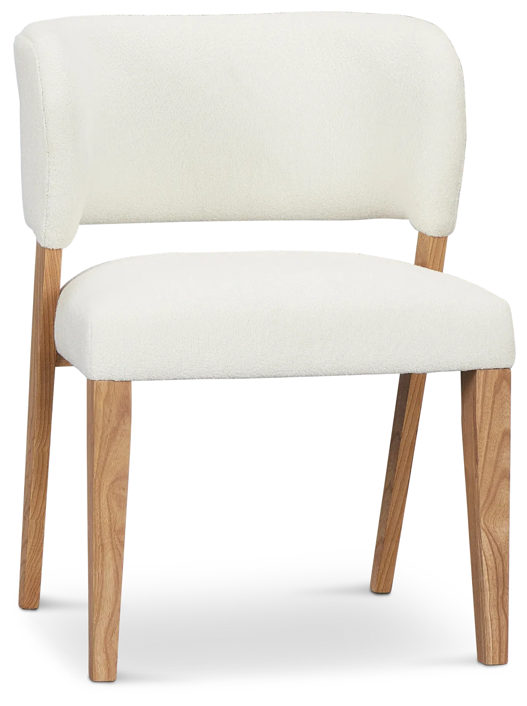 Malibu White Upholstered Side Chair
