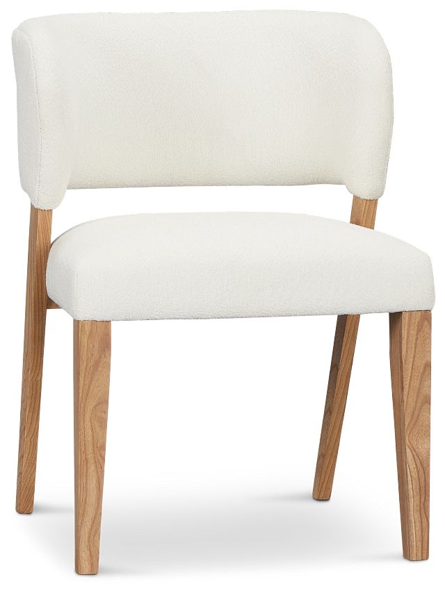 Malibu White Upholstered Side Chair