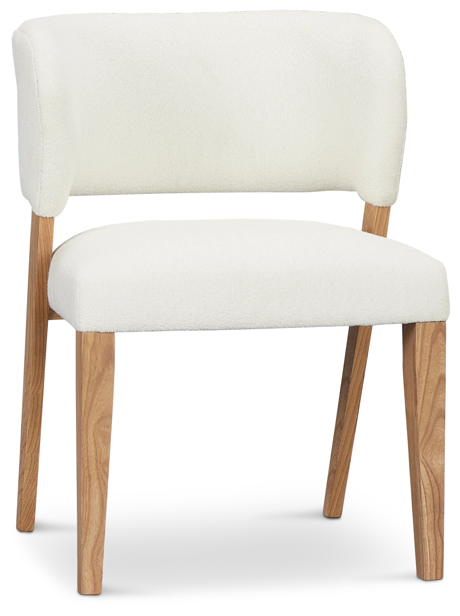 Malibu White Upholstered Side Chair