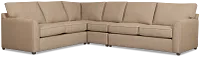 Tate Brown Fabric Medium Two-arm Sectional
