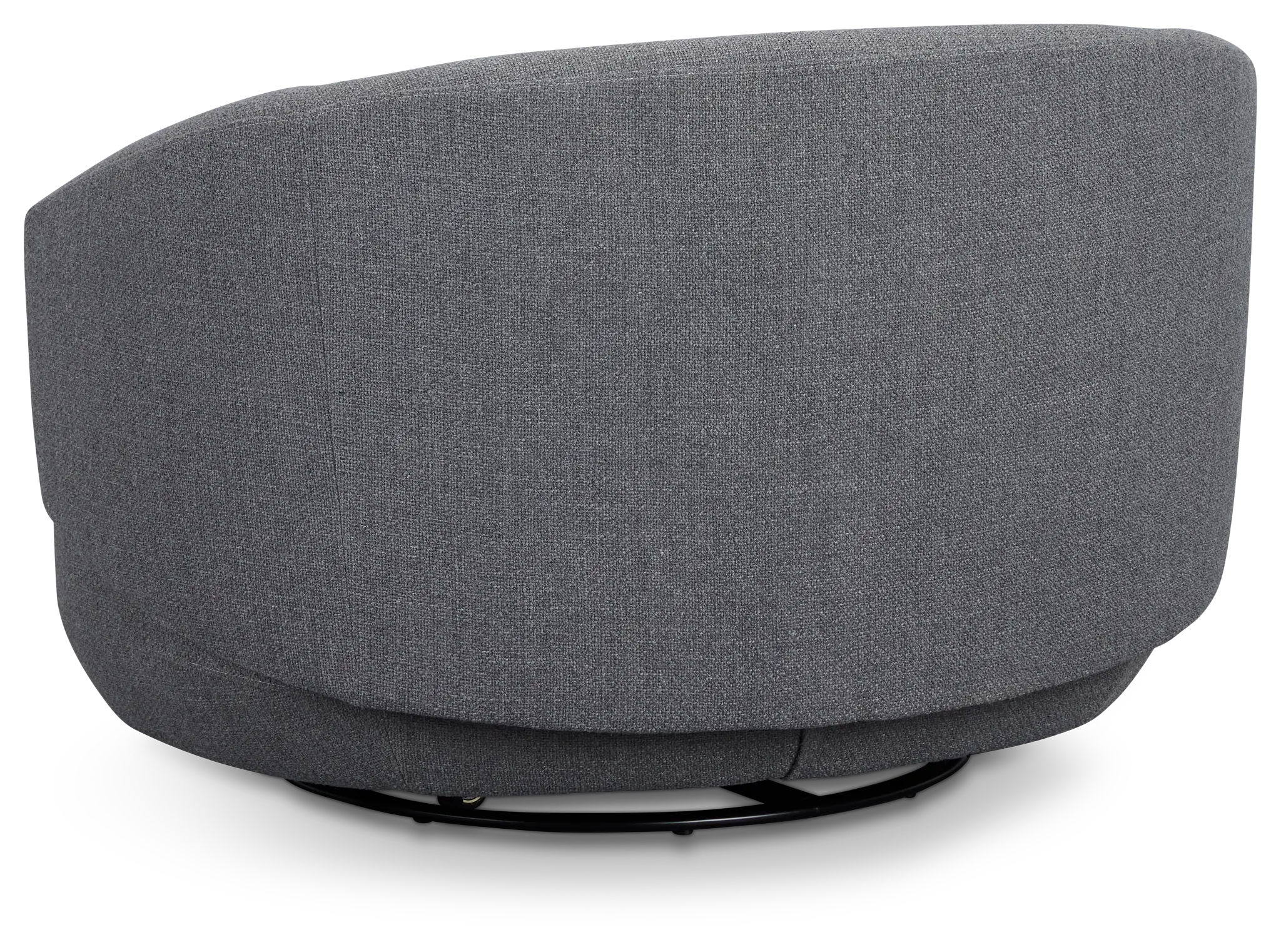 Chrisley Dark Gray Fabric Swivel Accent Chair Chrisley Dark Gray Fabric Swivel Accent Chair