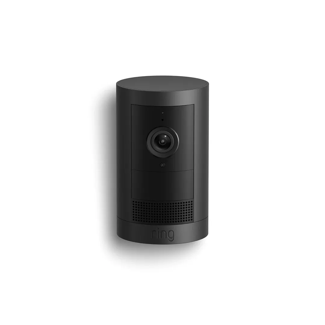 Ring Cam Plus Battery Black Outdoor Security Cameras