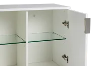 Surge White Four-door Cabinet