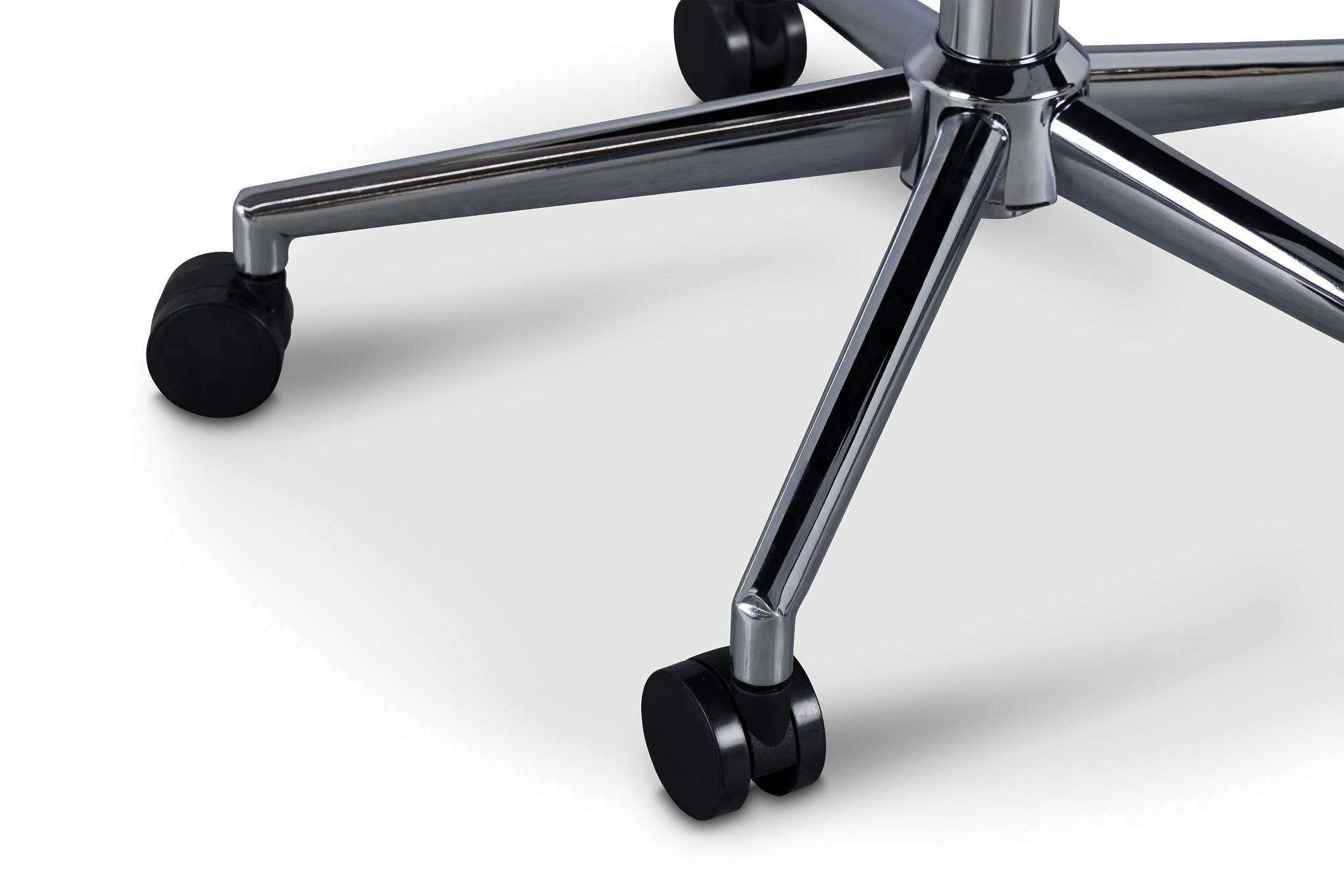 Skye White Swivel Desk Chair