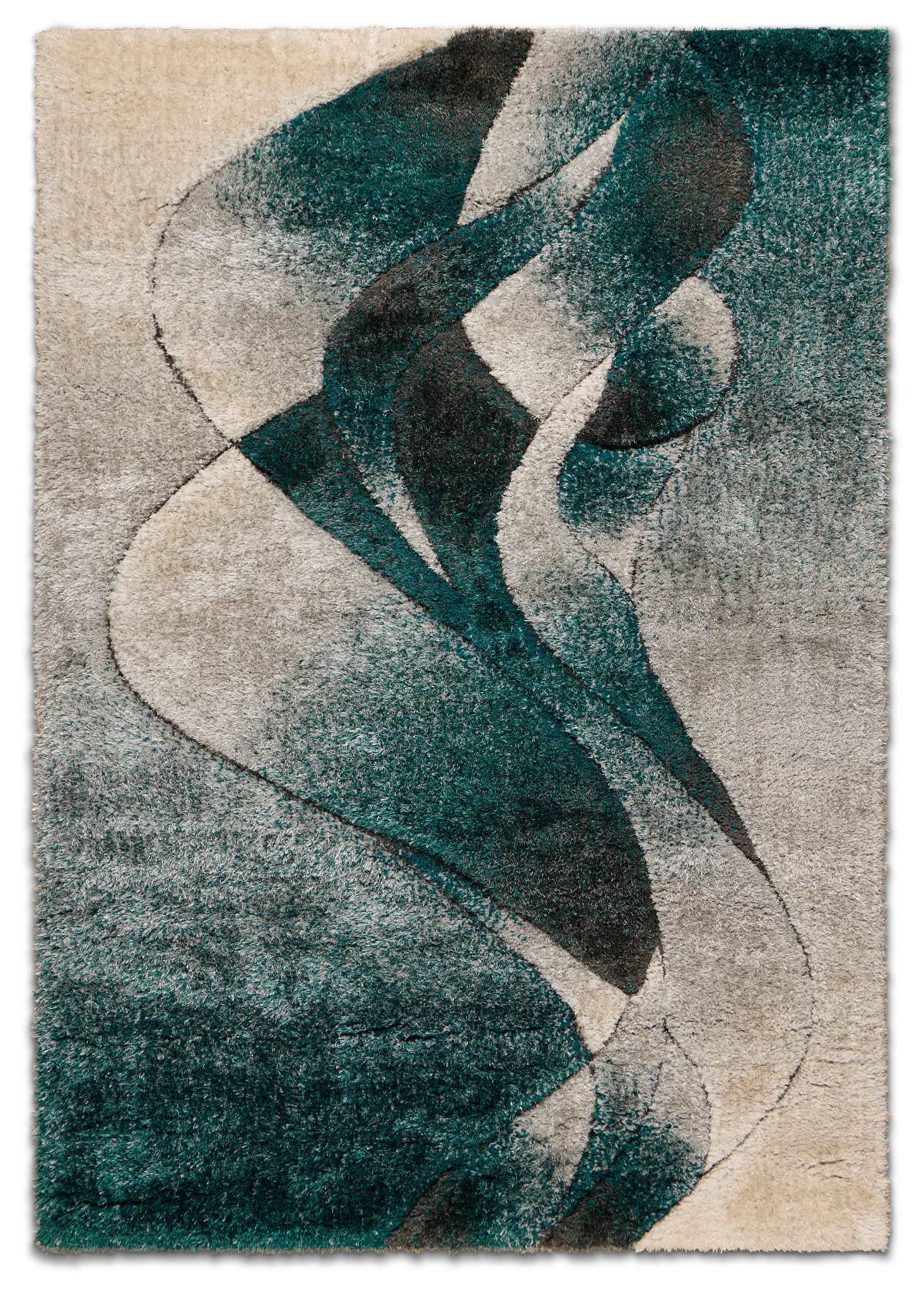 Aventura Teal 5x8 Area Rug Aventura Teal 5x8 Area Rug