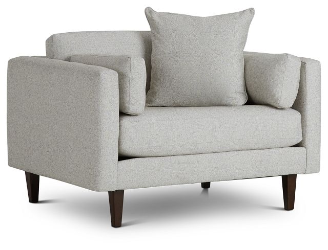 Casen Light Gray Fabric Chair