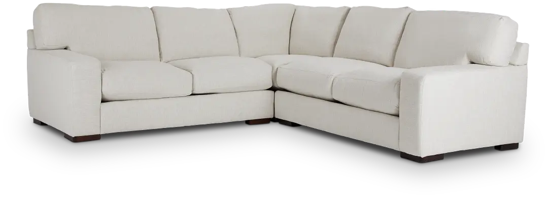 Veronica White Down Small Two-arm Sectional Veronica White Down Small Two-arm Sectional