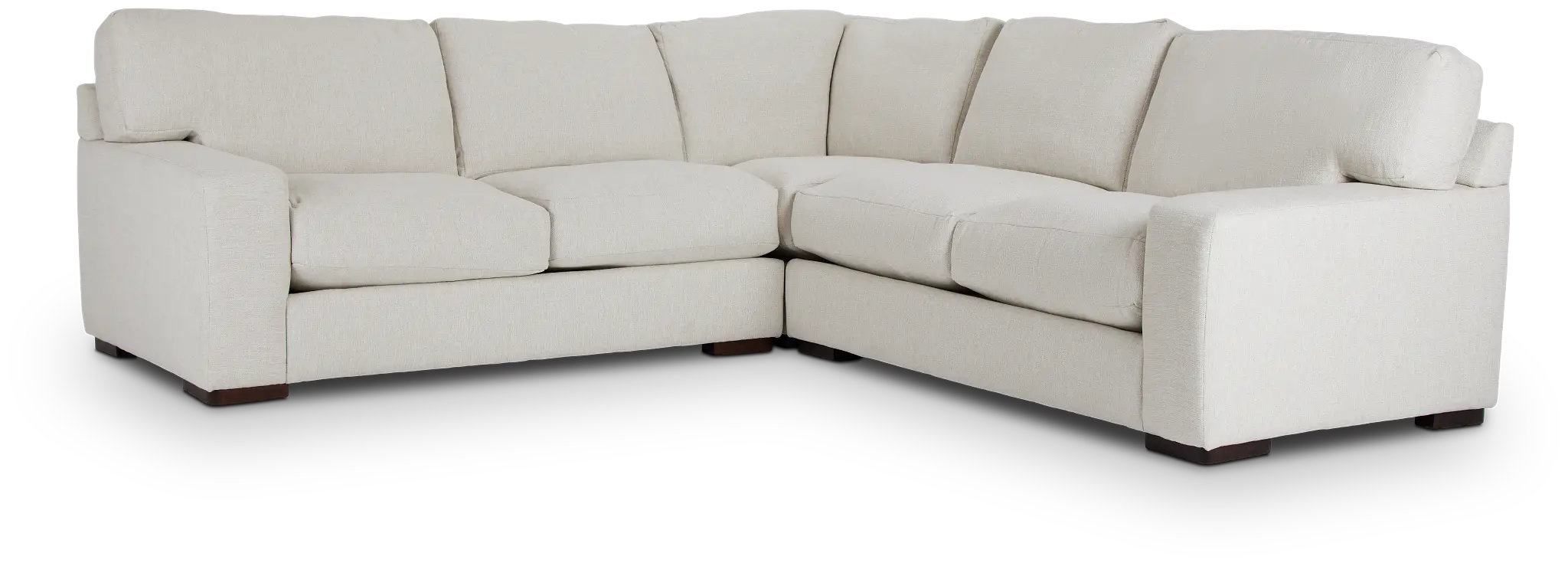 Veronica White Down Small Two-arm Sectional Veronica White Down Small Two-arm Sectional