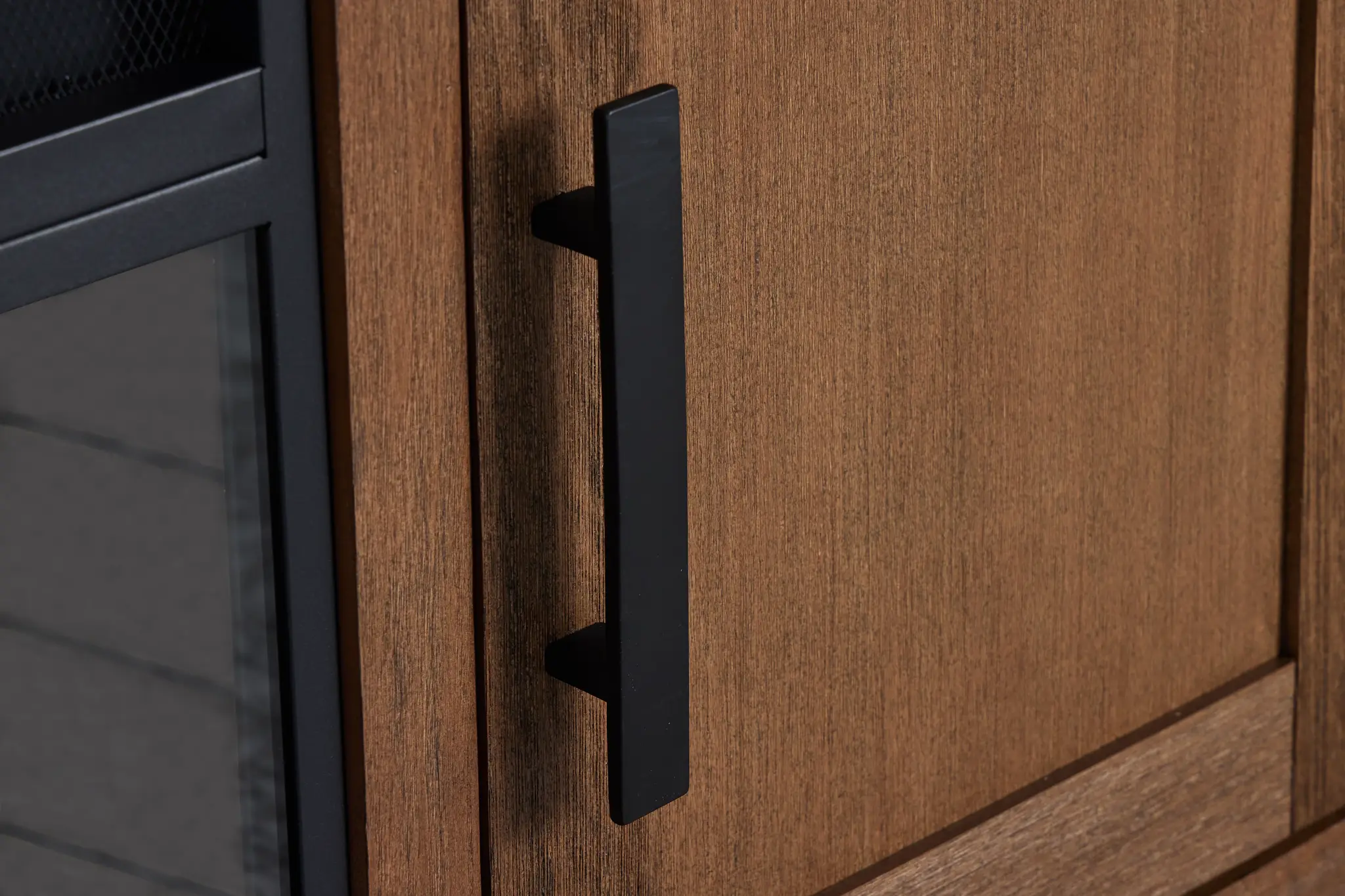 Richmond Light Tone 64" Door Pier Entertainment Wall With Fireplace Richmond Light Tone 64" Door Pier Entertainment Wall With Fireplace