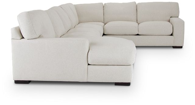 Veronica White Down Large Left Chaise Sectional