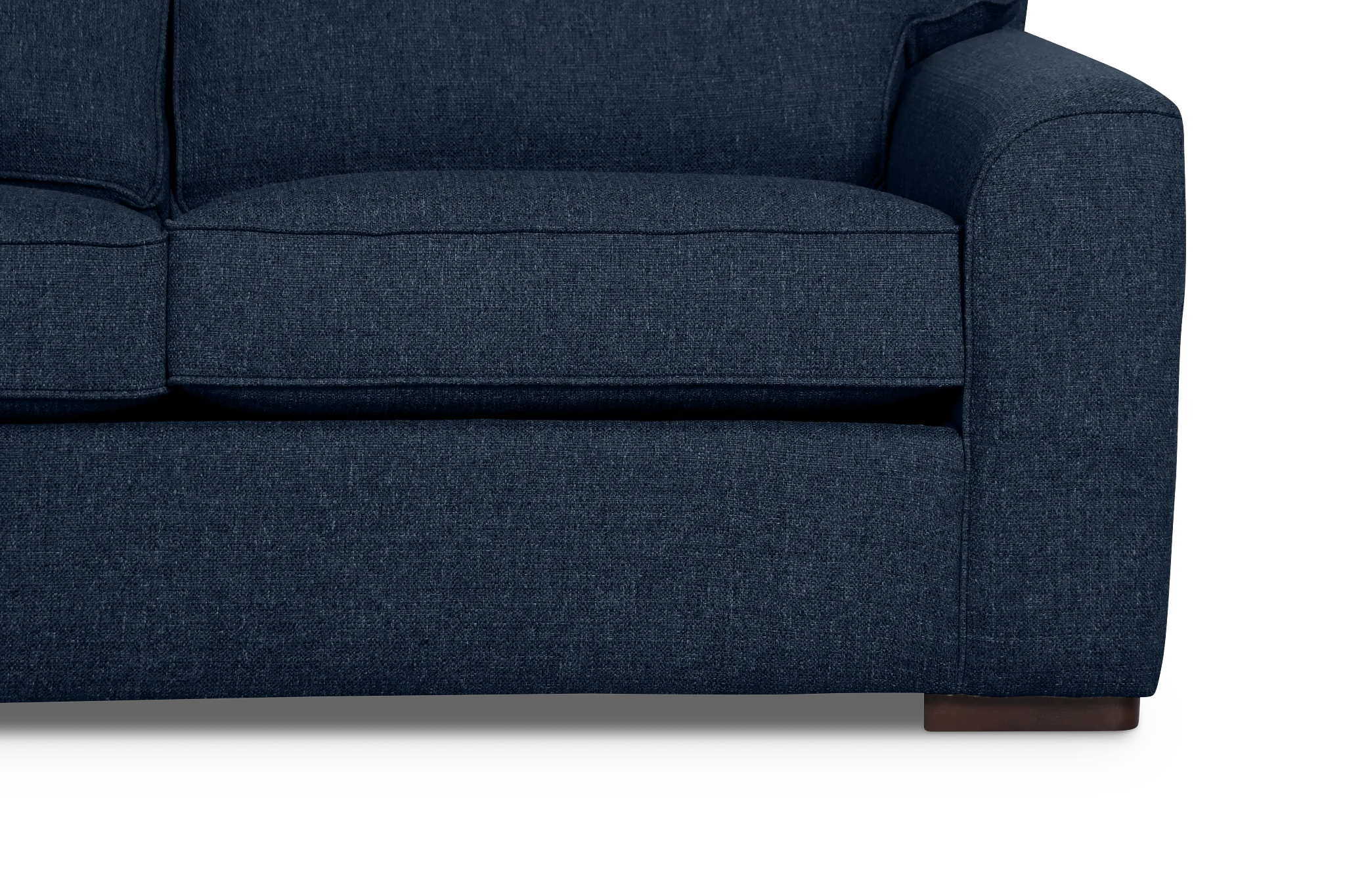 Sinclair Dark Blue Fabric Innerspring Sleeper