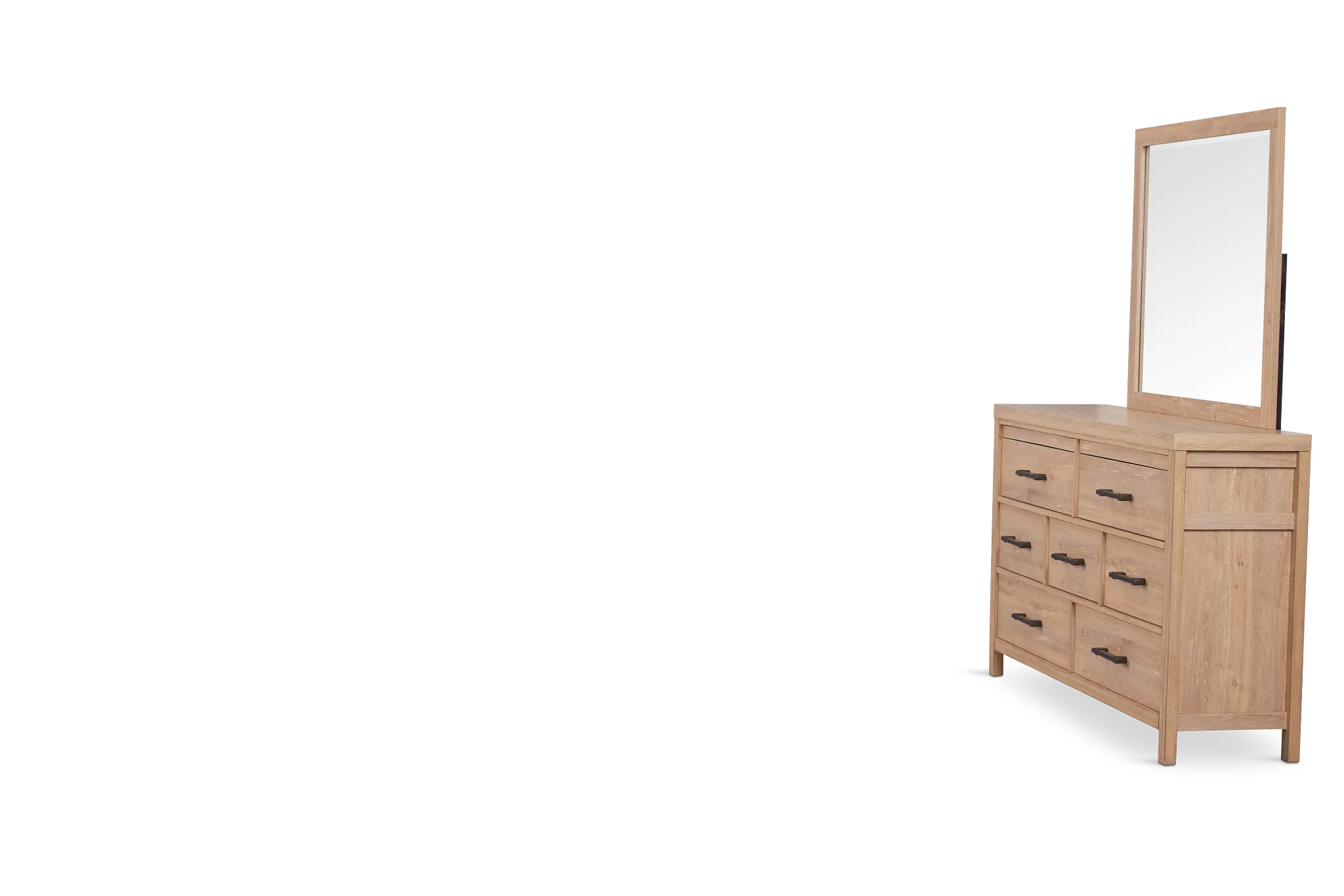 Layton Light Tone Dresser & Mirror